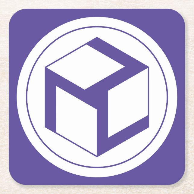 Kvinnliga Antahkarana - Yin Antahkarana Underlägg Papper Kvadrat (Framsidan)