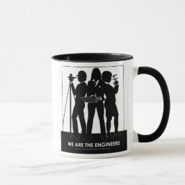 (Kvinnliga) är vi ingenjörmuggen Mugg