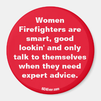 Kvinnliga brandmän är ...magnet magnet