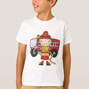 Kvinnliga brandmanT-tröja och gåvor T Shirt