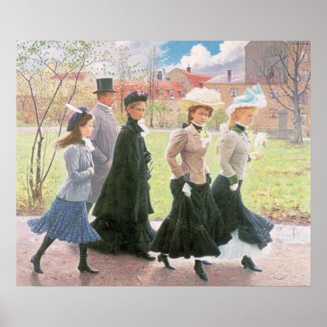 Kvinnliga elever för bekräftelse poster (Framsidan)