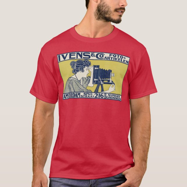 Kvinnliga Fotograf vänner vintage T Shirt (Framsida)