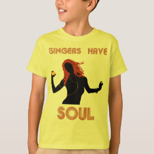 Kvinnliga ingefärar har Soul T-shirt