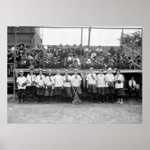 Kvinnliga jättar Baseball, 1913 för NY Poster