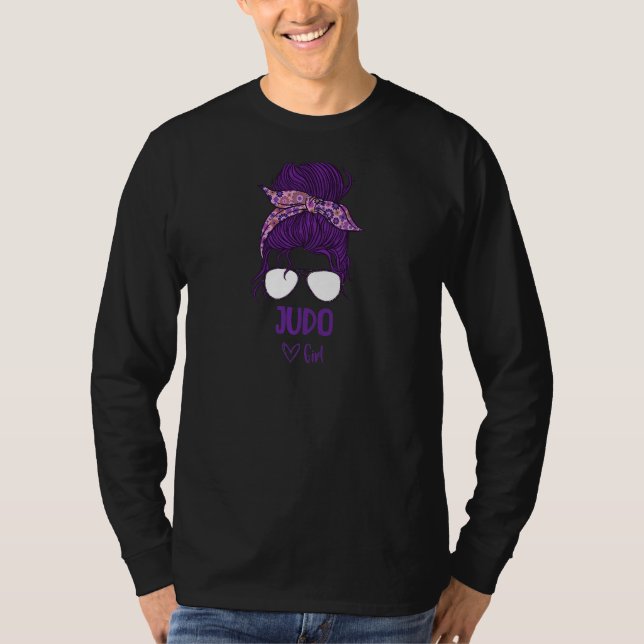 Kvinnliga Judo Girl Support Female Idrottare T Shirt (Framsida)