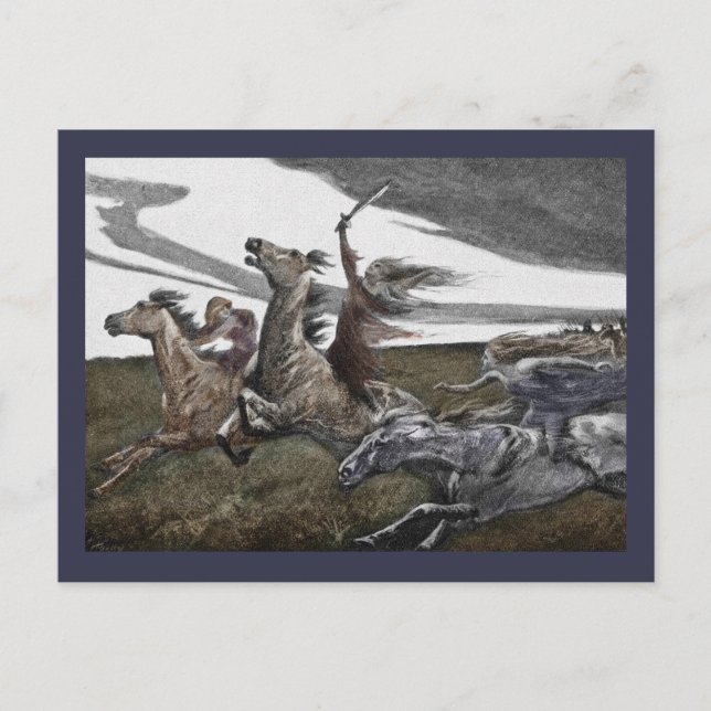 Kvinnliga Krigare Dises Helg Vykort (Framsida)