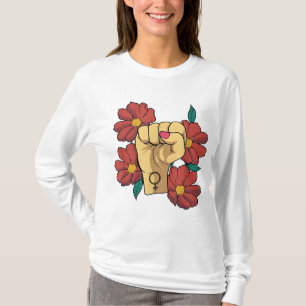 Kvinnliga kvinnor - Höger - Gender Jämställdhet Kv T Shirt