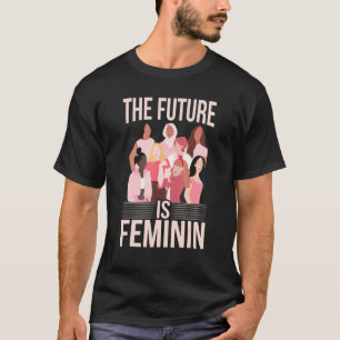 Kvinnliga kvinnors Höger Kvinnlig empowerment Regn T Shirt