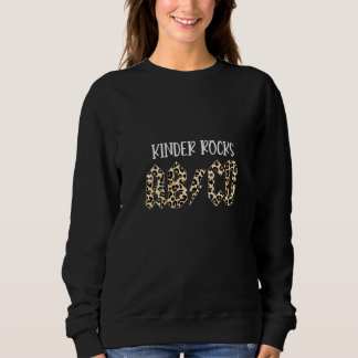 Kvinnliga lärare Abcd Sten Kindergarten Sten Leopa T Shirt