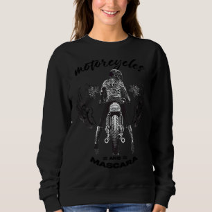 Kvinnliga motorcyklar och Biker av Mascara-flickan T Shirt
