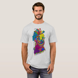 Kvinnliga ornament mode skönhet t shirt