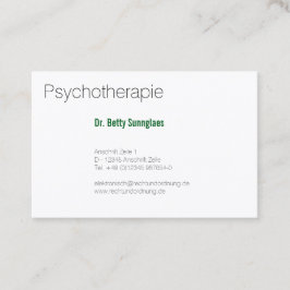 kvinnliga psykologer visitkort