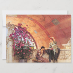 Kvinnliga rivaler (av Herr Lawrence Alma-Tadema) Kort