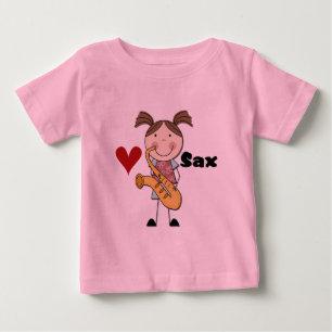 Kvinnliga saxofonspelareTshirts och gåvor Tröja