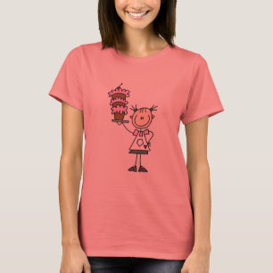 Kvinnliga stick figurbagareTshirts och gåvor Tröja