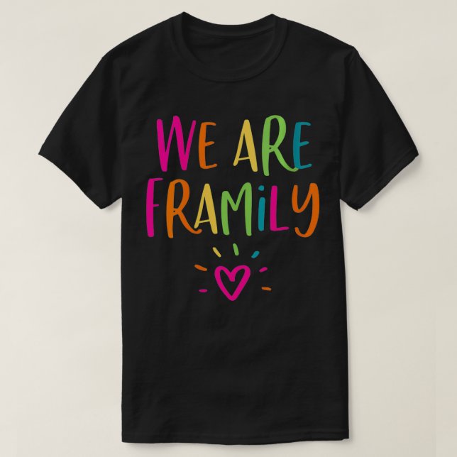 Kvinnliga vänner och familjeåterförening t shirt (Design framsida)