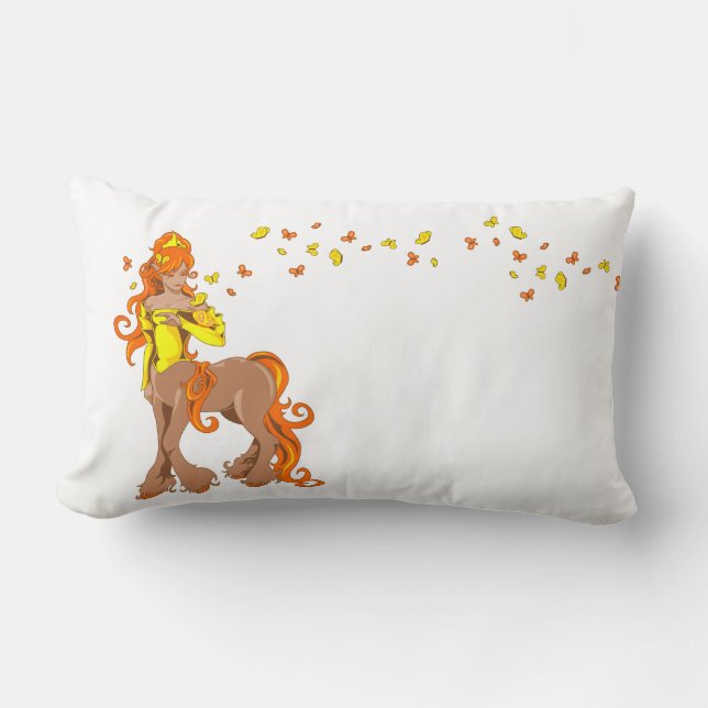 Kvinnligkentaur Lumbarkudde (Framsida)