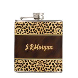 Kvinnligt Cheetahtryck med namn Fickplunta