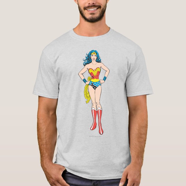  kvinnligt Händer på Hips Tee Shirt (Framsida)