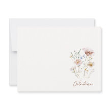 Kvinnligt Mjukt Vildblomma Blommig Namn