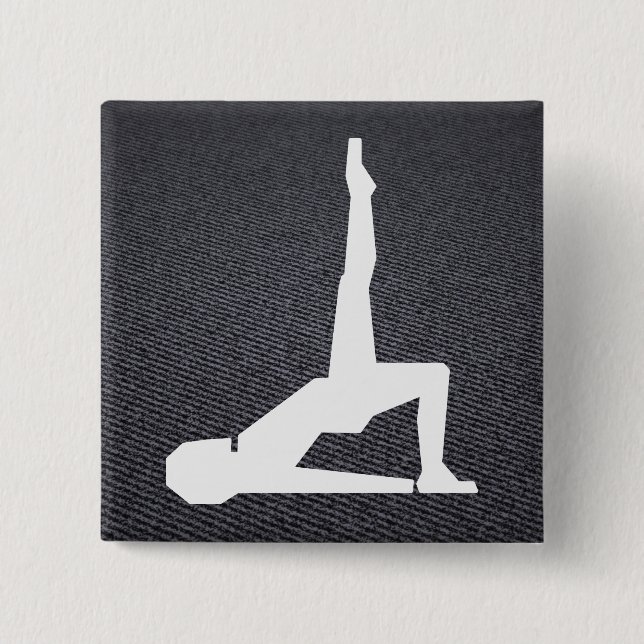 Kvinnligt övar grafiskt knapp (Framsida)