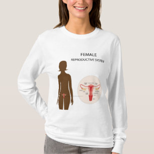 Kvinnligt reproduktionssystem t shirt