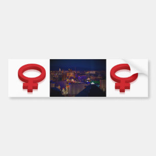 KVINNLIGT SYMBOL LAS VEGAS BILDEKAL