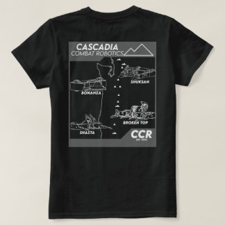Kvinnligt Team Wireframe T Shirt