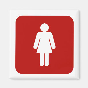 Kvinnligt underteckna magnet
