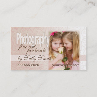 Kvinnligt virvlar runt visitkort