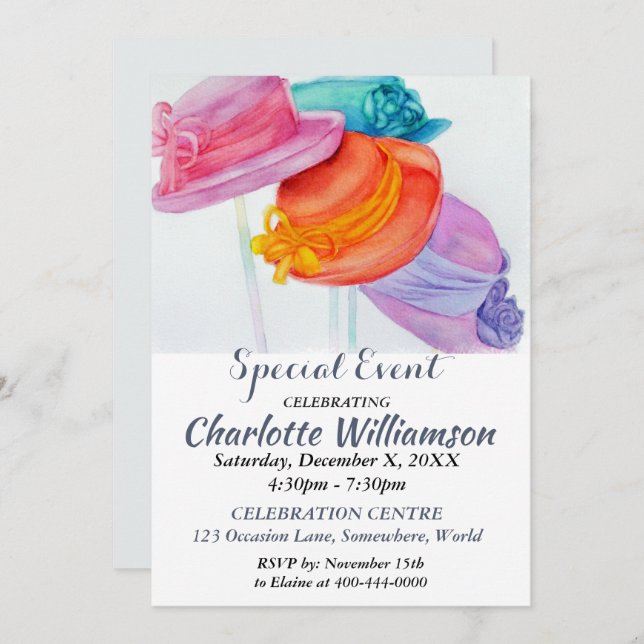 KVINNO KVÄLL UT FESTLIGHETSINVITATION INBJUDNINGAR (Fram/baksida)