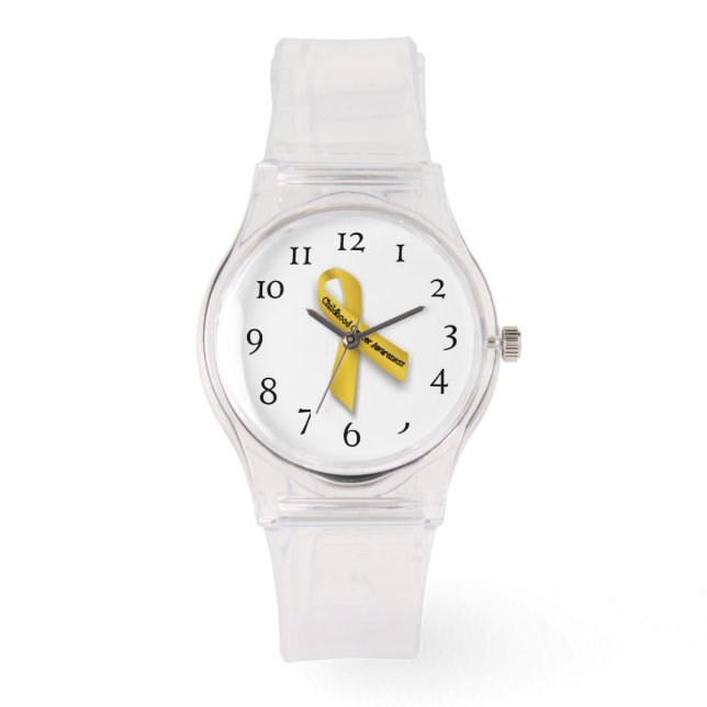 Kvinnobevakning - Medvetenhet om cancer hos barn Armbandsur (Framsida)