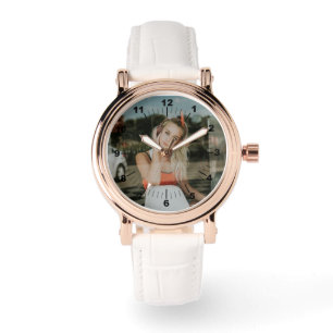 Kvinnobevakning - Personlig - Ro Guld White Armbandsur