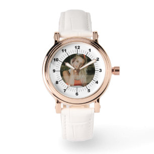 Kvinnobevakning - Personlig - Ro Guld White Armbandsur