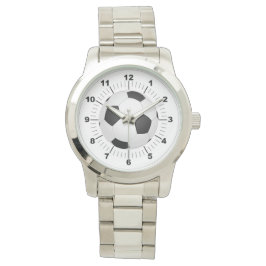 Kvinnobollar Oversized Silver Watch Armbandsur