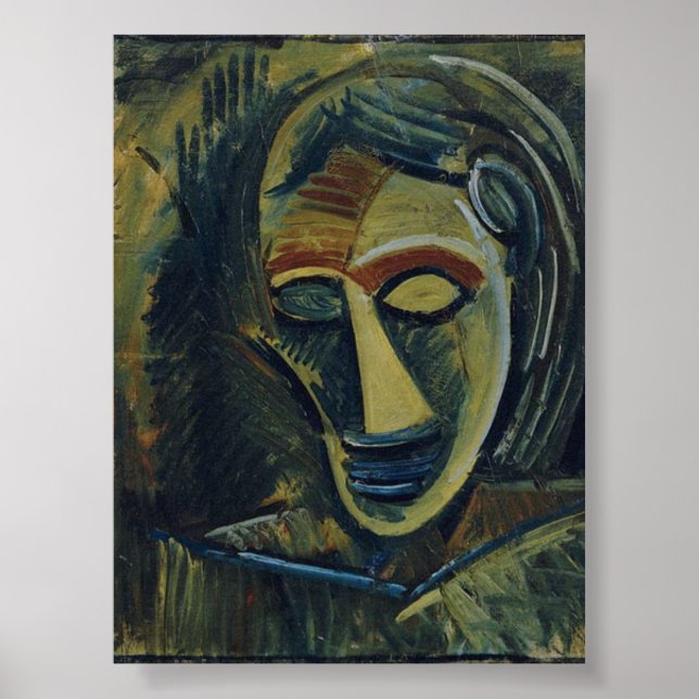 Kvinnochef vid Pablo Picasso (1908) Poster (Framsidan)