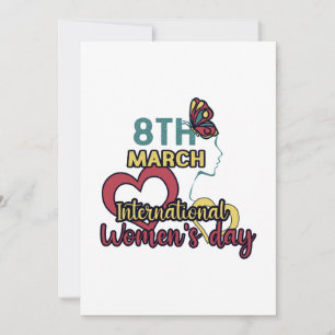 Kvinnodagen den 8 mars Internationell Inbjudningar