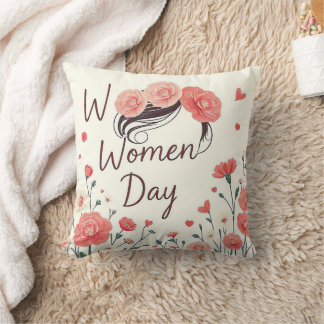 Kvinnodagen Firande Pillow Kudde