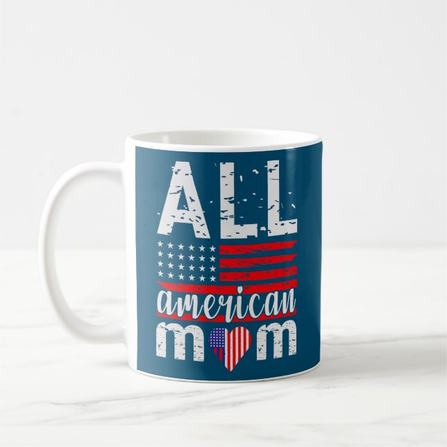 Kvinnodagen i Amerikanska Mamma mors dag Kaffemugg (Vänster)