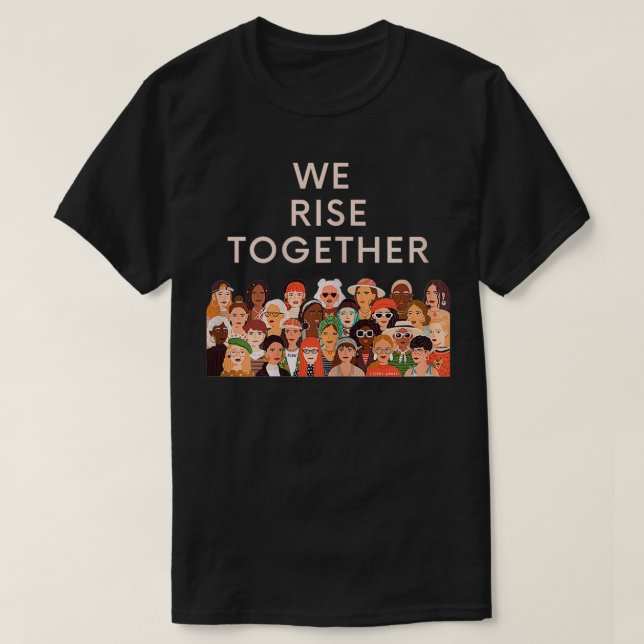 Kvinnodagen i Internationell Kvinnodagen Vi Stiga  T Shirt (Design framsida)