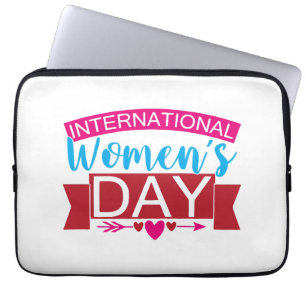 Kvinnodagen i internationell laptop fodral