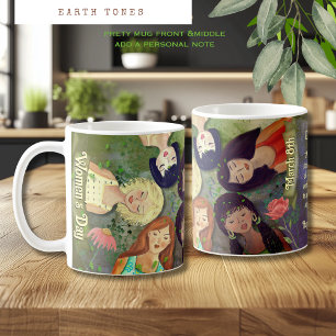 Kvinnodagen i internationell Porträtt Kaffemugg