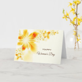 Kvinnodagen i lycklig kort