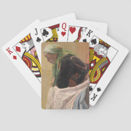 Kvinnodjup i tanken (av Oleksa Novakivskiy) Casinokort