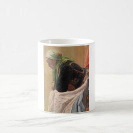 Kvinnodjup i tanken (av Oleksa Novakivskiy) Kaffemugg