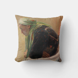 Kvinnodjup i tanken (av Oleksa Novakivskiy) Kudde