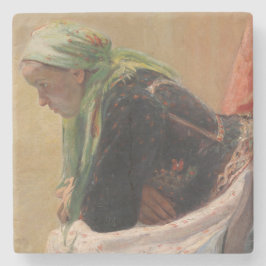 Kvinnodjup i tanken (av Oleksa Novakivskiy) Stenunderlägg