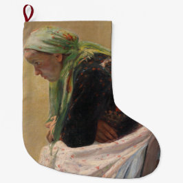 Kvinnodjup i tanken (av Oleksa Novakivskiy) Stor Julstrumpa