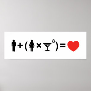 Kvinnoekvationen i Kärlek Poster