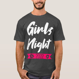 Kvinnoflickor mörker 2022 party dam bride t shirt
